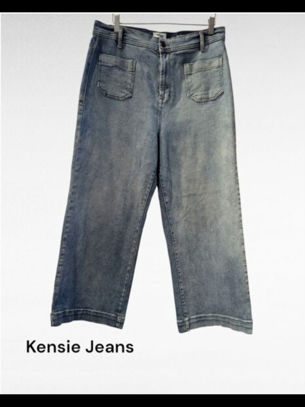 Kensie Women's Jeans Vintageluxe The Kaya High Rise -Leg J Blue